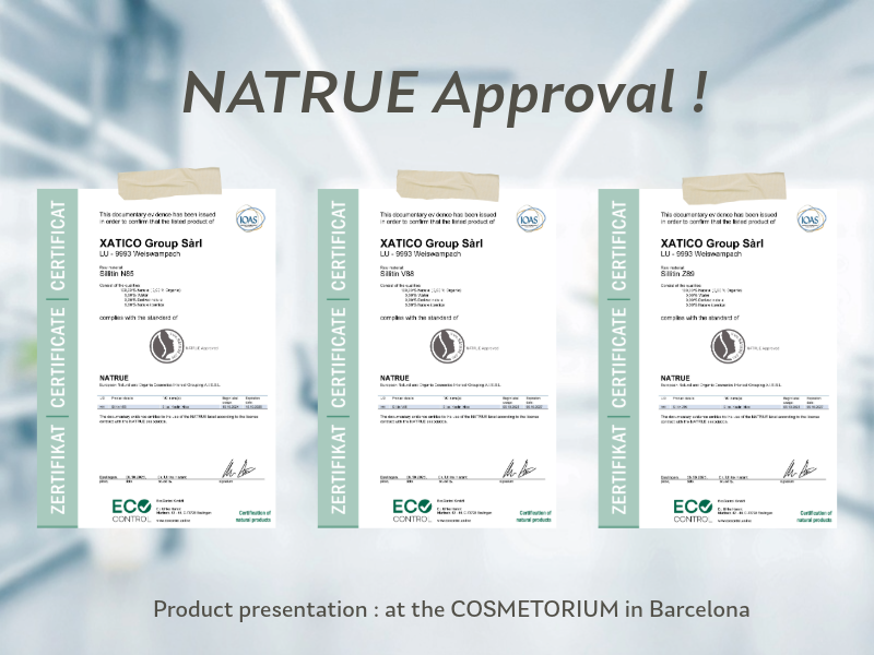 Natrue approval - NATRUE certification for Neuburg Siliceous Earth grades!